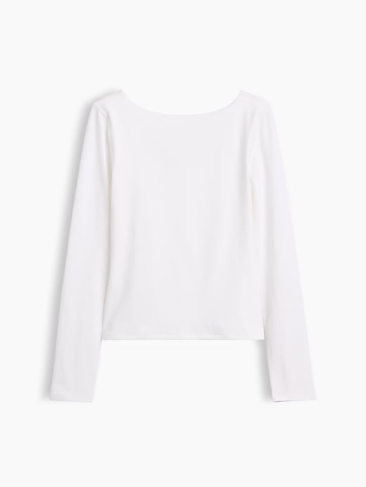 CloseKnit Jersey Scoop-Back T-Shirt