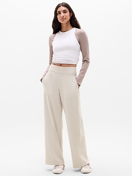 Venice High Rise Wide Leg Pant in Abalone
