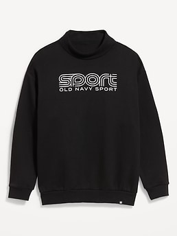 Baseline Fleece Mock-Neck Sweater